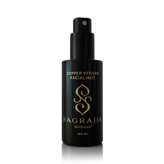 Copper Vetiver Face Mist bottle Sagrada BioSkincare