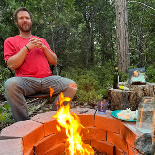 Brent enjoying Havan Ceremony