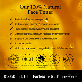 Benefits of 100% Natural Face Toner
