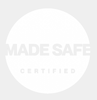 Made Safe Certified logo on a light gray background